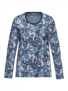 Ammann Пижамная кофта Mix & Match лавандово-голубого цвета