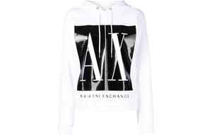 Толстовка AE SS23 женская ARMANI EXCHANGE, белый