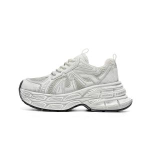 EBLAN Массивные кроссовки женские, белые, серые