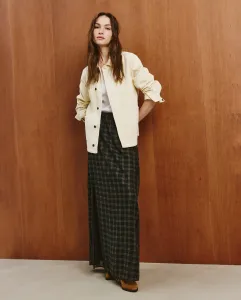 Длинная юбка с принтом для женщин Southern Cotton, синий