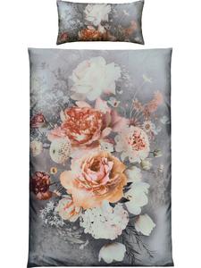 Микрофибровый сатин, постельное белье из микрофибры серого цвета REDBEST, 135x200 см + 40x80 см