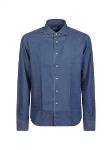 Рубашка с длинными рукавами Orian, синий