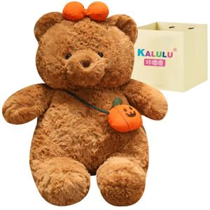 Плюшевая игрушка Pumpkin Bear, плюшевая кукла высотой 25см/35см/45см Click