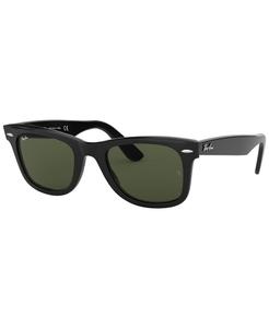 Солнцезащитные очки унисекс с низкой перемычкой, RB2140F ORIGINAL WAYFARER CLASSIC 54 Ray-Ban, черный