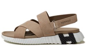 Сандалии электрические слайды мужские Hermes