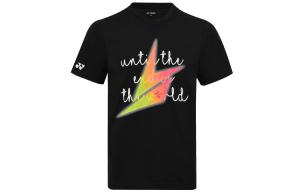 Футболка мужская с круглым вырезом, умеренный прямой крой YONEX, черный