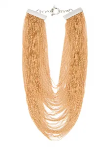 Ожерелье с бисерной цепочкой Fabiana Filippi, золотистый