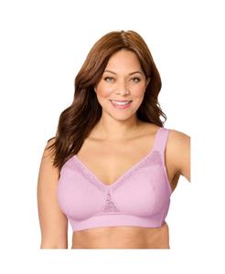 Женский бюстгальтер с полной посадкой и кружевной отделкой Comfort Choice, Pink