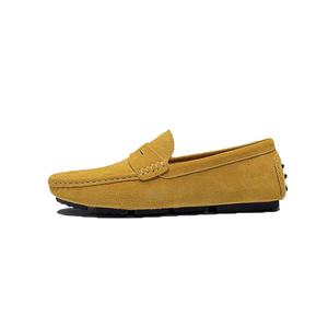 Devanro Мужские повседневные кроссовки низкие черно-желтые, цвет Yellow