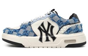 Кроссовки MLB Chunky Liner Skateboard Shoes Unisex Low-Top Beige/Black, бежевые/черные