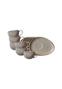 Набор эспрессо чашек с блюдцами taste 95 мл 6 шт taupe Taste Ritzenhoff & Breker