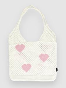 Сумка через плечо Blue Tomato Crochet Shoulder Handtasche, marshmallow/pink