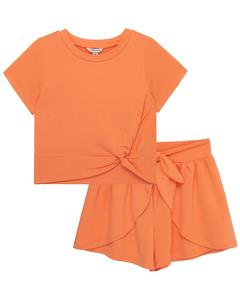 Привычный комплект шорт с запахом Habitual, оранжевый