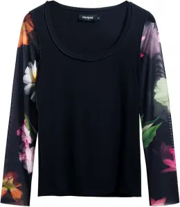 Футболка Desigual с принтом на рукавах