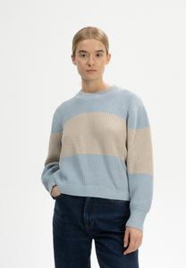 Джемпер MELA Jumper, Cloudy Blue Kiesel Melange Gestreift/Blue