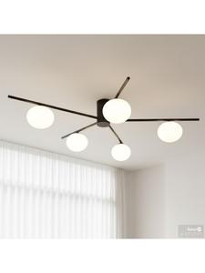 Home24 Потолочный светильник REI черного цвета