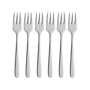 Набор вилок Villeroy & Boch Daily Line для торта 147 мм, 6 предметов, серебристый
