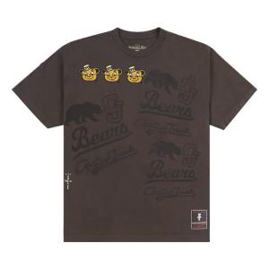 Футболка Cactus Jack By Travis Scott Cactus Jack by Travis Scott x Mitchell & Ness University Of California, Berkeley Seal Tee, коричневый