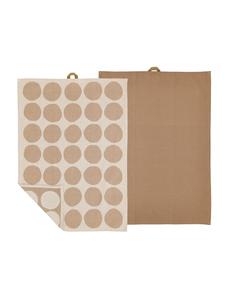 Södahl Кухонное полотенце Bubbles теплого серо-коричневого цвета