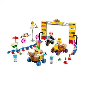 LEGO Конструктор Toad Peach Blossom Princess Peach Go Kart, Baby Peach, Grand Prix Set, 823 детали LG2409 0001