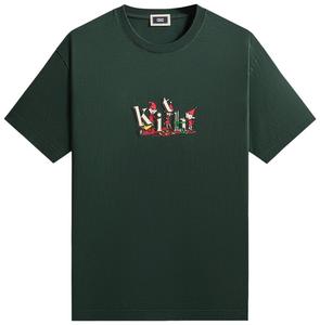 Футболка Kith Kithmas Serif Elf Tee, зеленый