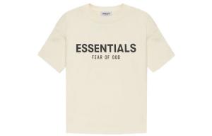 Детская футболка Fear Of God Essentials, кремовый