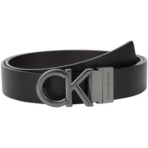 Calvin Klein Мужской кожаный ремень из коровьей кожи шириной 3.5 см, Black