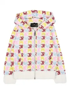 Худи с принтом John Richmond Junior, белый