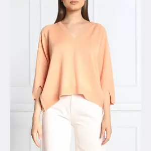 Свитер свободного кроя с добавлением шерсти и кашемира Riani, бежевый