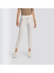 Тканевые брюки MAC, бежевый