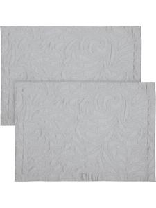 Erwin Müller Набор жаккардовых салфеток из смесовой хлопковой ткани, 2 штуки, цвет Cadiz, светло-серый