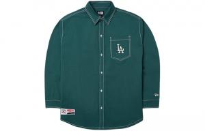 New Era Рубашка MLB SS24 Vintage Club Collection Los Angeles Dodgers Unisex Green