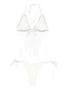 Треугольное бикини с кольцами Mazzei, белый