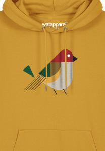 Толстовка с капюшоном VOGEL watapparel, горчично-желтый