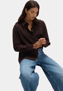 Блуза Marks & Spencer COLLARED , Dark Chocolate/Dark Brown