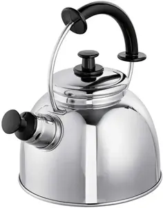 Чайник SCHULTE-UFER "Мортимер", нержавеющая сталь 18/10, (1 шт.), индукционный 1,5 л + Ø 17 см, цвет silberfarben