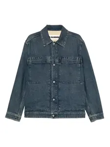 Джинсовая куртка с карманом на пуговице Jil Sander, синий
