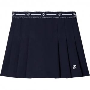 Повседневная короткая юбка для женщин Tory Burch, темный marine синий