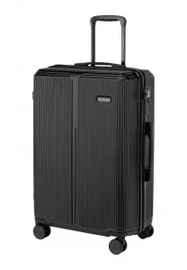 Чемодан среднего размера на колесах с кодовым замком Wittchen, Black