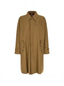 Пальто с клапанами на карманах и пуговицами Baracuta, бежевый