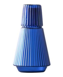 Набор из 2 предметов: ребристый графин и чашка Fifth Avenue Manufacturers, синий