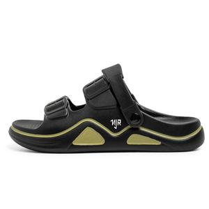 NANJIREN Пляжные сандалии мужские черно-зеленые, цвет Black Green