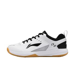 Лининг амортизирующие противоскользящие износостойкие дышащие низкие кроссовки для бадминтона унисекс белый черный Feather