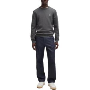 Свитер Kanovano с логотипом HUGO BOSS, серый