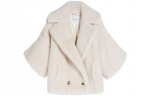 Весна-Лето 2023 Китайский Новый год Короткие Пальто Женские Белое MaxMara