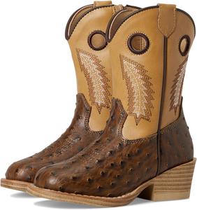 Ботинки Roper Kids  Walker Bumps, Brown Faux Ostrich Vamp