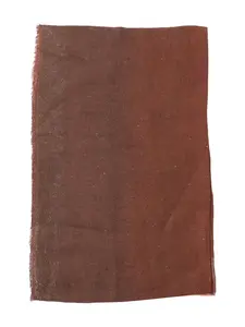 Шарф с бахромой и стразами Faliero Sarti, коричневый