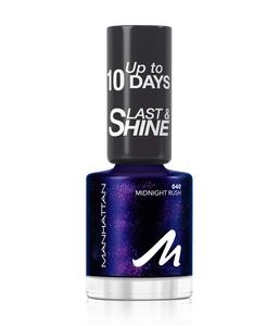 Лак для ногтей Manhattan Last & Shine Nail Polish, Nr. 040 - Midnight Rush, 12 ml