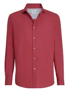 Рубашка на пуговицах Brunello Cucinelli, красный