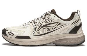 LINING ЛиНинг Шейк 1.0 V3 Амортизирующие Низкие Беговые Кроссовки Мужские Белый Умбер Экрю/Серый Умбер, цвет Ecru/Slate Umber